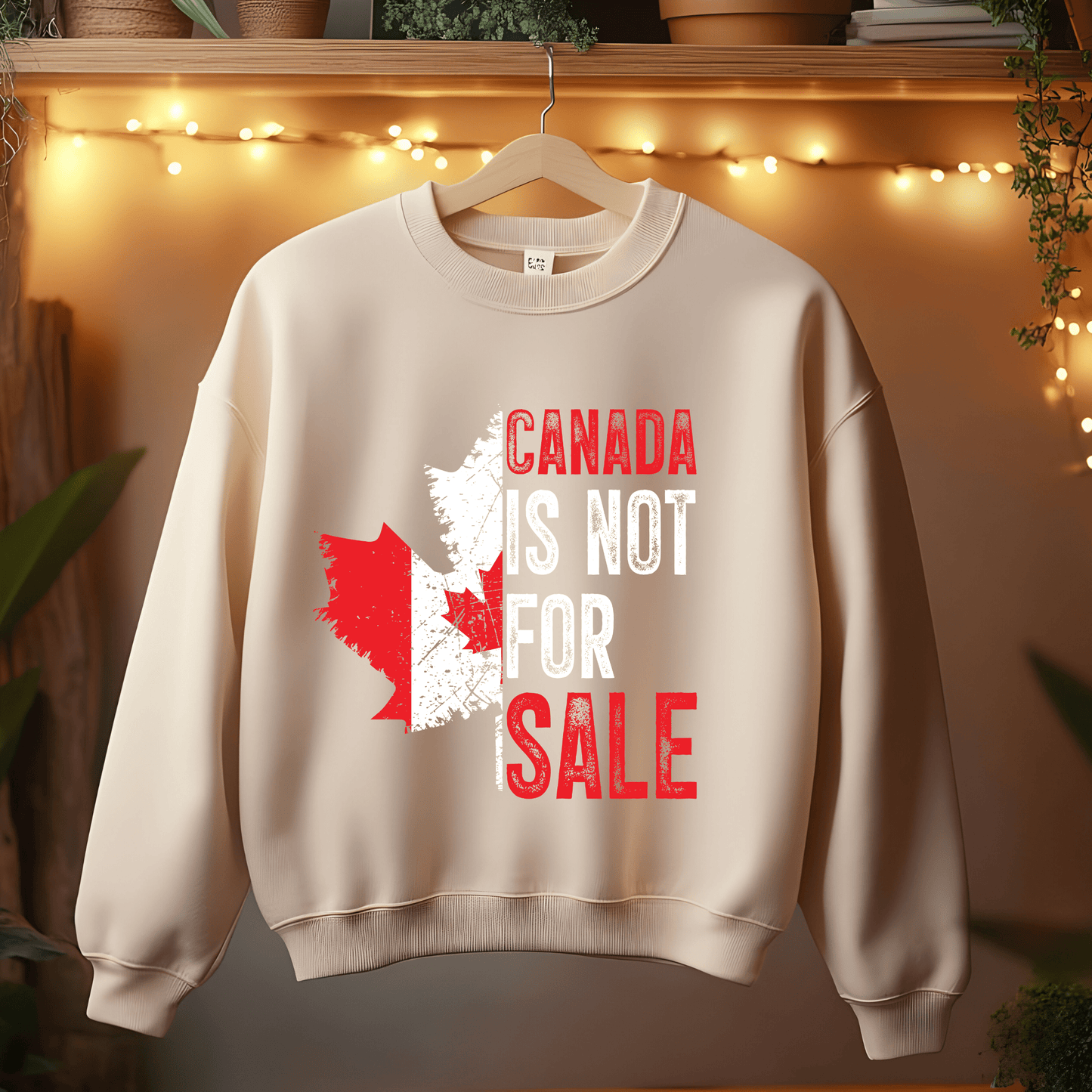 Ink and Charms Designs Sweatshirt Proudly Canadian Collection: CANADA STRONG - Wear Your Unwavering Support!