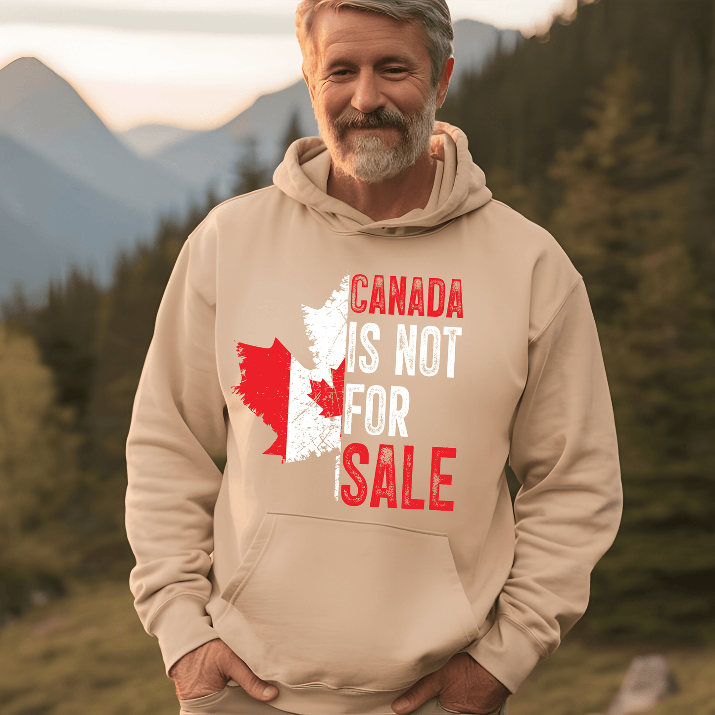 Ink and Charms Designs Sweatshirt Proudly Canadian Collection: CANADA STRONG - Wear Your Unwavering Support!