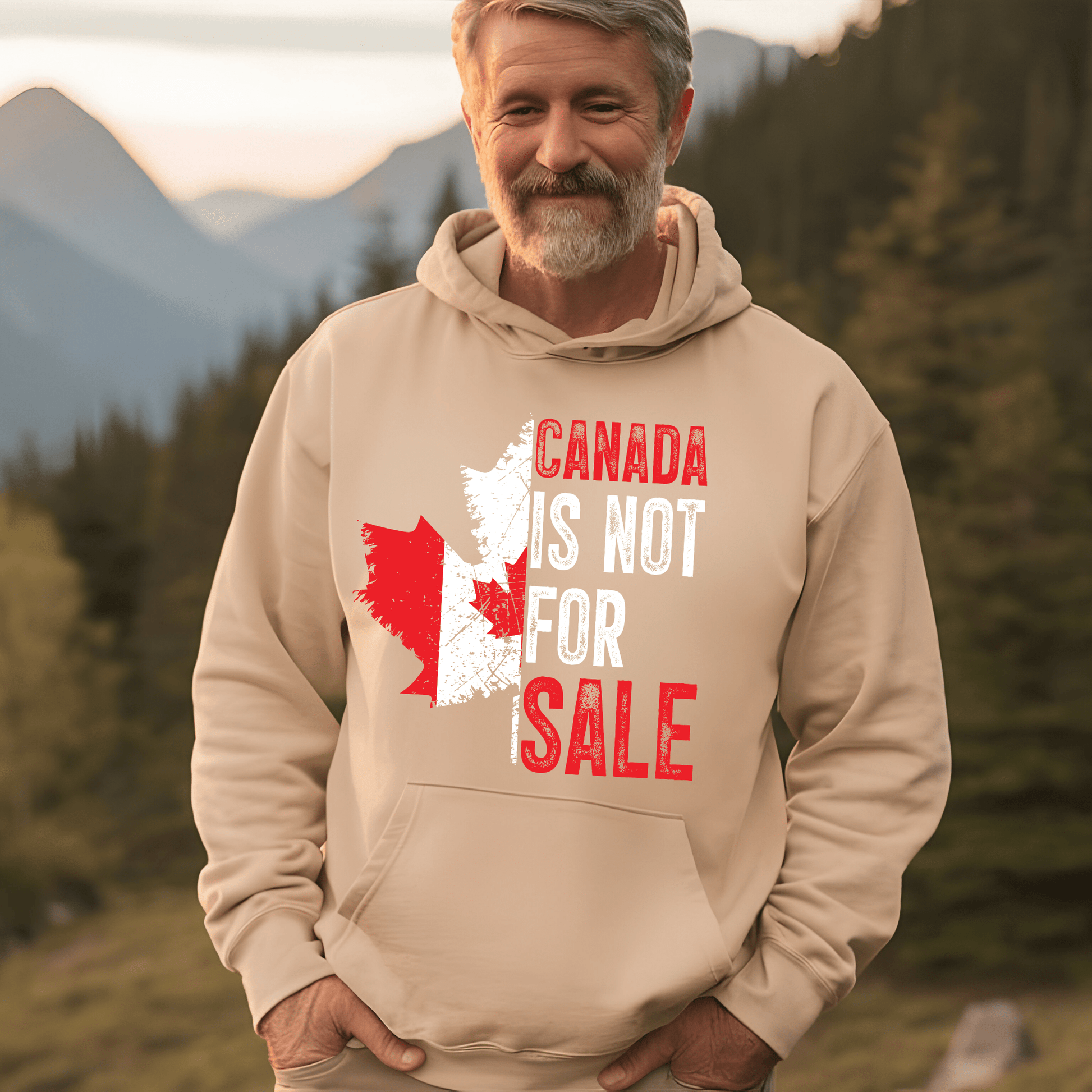 Ink and Charms Designs Sweatshirt Proudly Canadian Collection: CANADA STRONG - Wear Your Unwavering Support!
