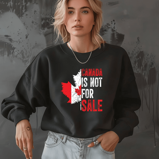 Ink and Charms Designs Sweatshirt Proudly Canadian Collection: CANADA STRONG - Wear Your Unwavering Support!