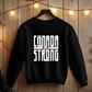 Ink and Charms Designs Sweatshirt Proudly Canadian Collection: CANADA STRONG - Wear Your Unwavering Support!
