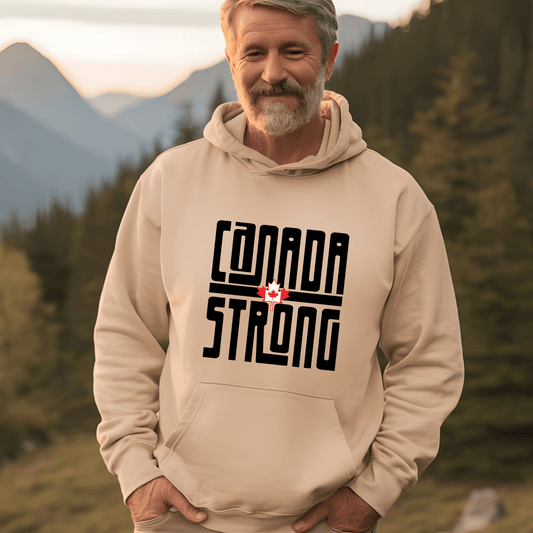 Ink and Charms Designs Sweatshirt Proudly Canadian Collection: CANADA STRONG - Wear Your Unwavering Support!