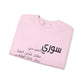 Printify Sweatshirt Revolutionary Blend Sweatshirt - I'm Syrian, proud and honored, born on the land of paradise