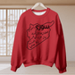 Printify Sweatshirt Revolutionary Blend Sweatshirt -  I'm Syrian, proud and honored, born on the land of paradise
