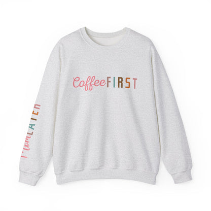 Ink and Charms Designs Sweatshirt S / Ash Coffee Mode Heavy Blend Crewneck Sweatshirt