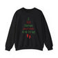 Ink and Charms Designs Sweatshirt S / Black Heavy Blend™ Crewneck Sweatshirt  Mom to Be Funny Christmas Pregnancy Announcement