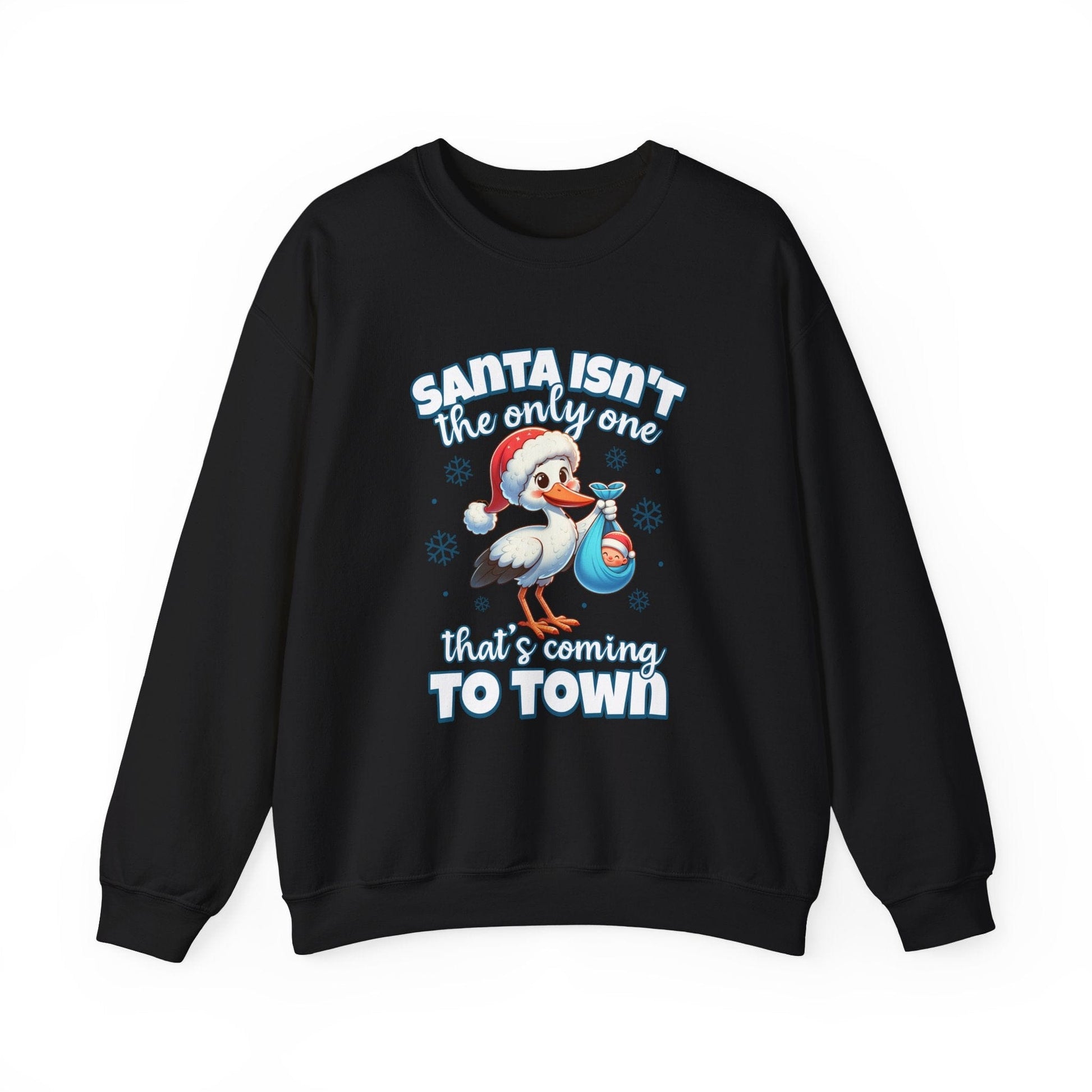 Ink and Charms Designs Sweatshirt S / Black Heavy Blend™ Crewneck Sweatshirt  Mom to Be Funny Christmas Pregnancy Announcement