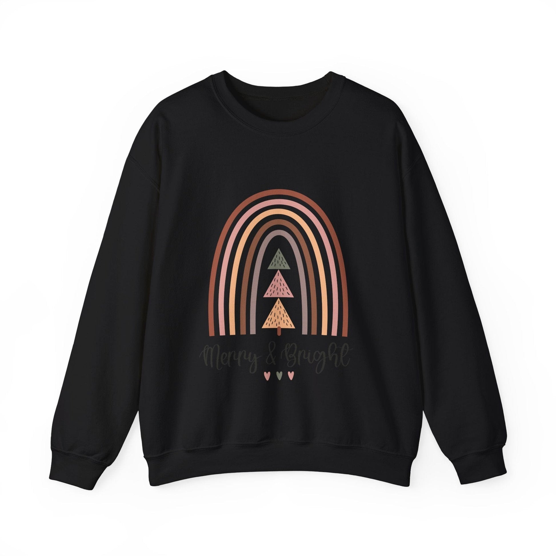 Ink and Charms Designs Sweatshirt S / Black Merry and bright Unisex Sweatshirt