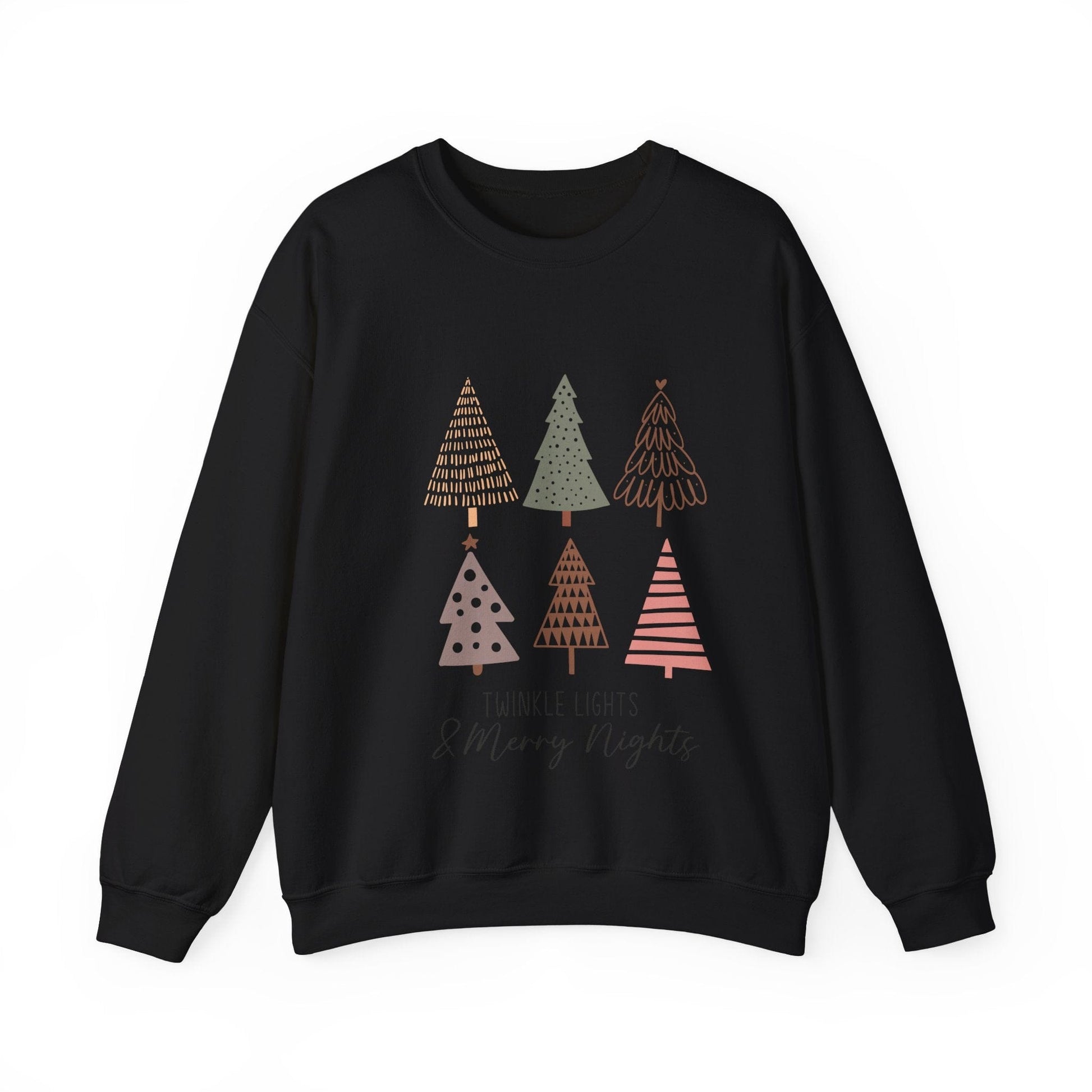 Ink and Charms Designs Sweatshirt S / Black Pastel color Christmas Unisex Sweatshirt