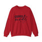 Ink and Charms Designs Sweatshirt S / Cherry Red Coffee Mode Heavy Blend Crewneck Sweatshirt