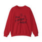 Ink and Charms Designs Sweatshirt S / Cherry Red Iced Coffee Addict Heavy Blend Crewneck Sweatshirt