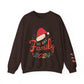 Ink and Charms Designs Sweatshirt S / Dark Chocolate Family 2024 Unisex Sweatshirt with Personalized Family Names Sleeve Design