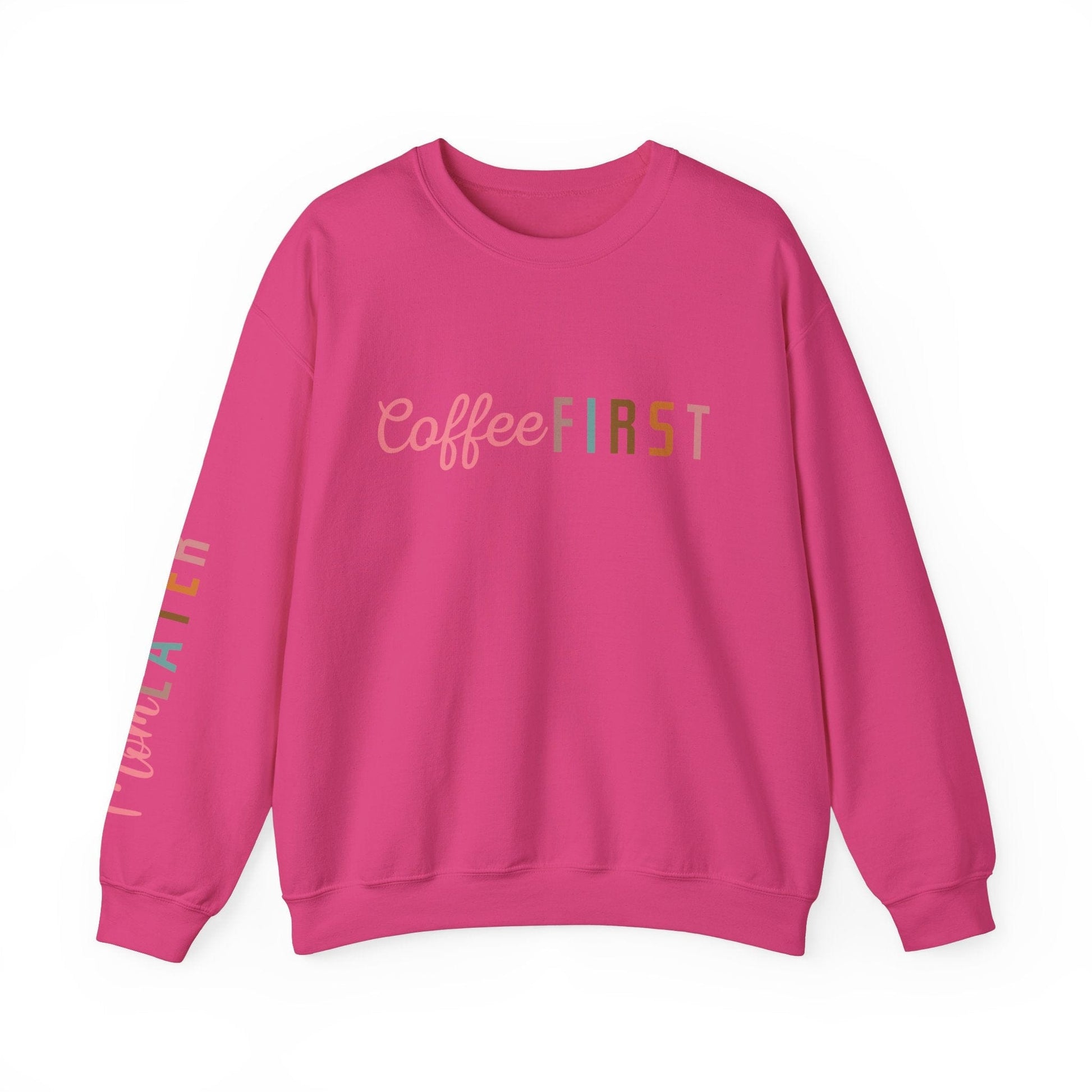 Ink and Charms Designs Sweatshirt S / Heliconia Coffee Mode Heavy Blend Crewneck Sweatshirt