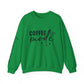 Ink and Charms Designs Sweatshirt S / Irish Green Coffee Mode Heavy Blend Crewneck Sweatshirt