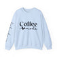 Ink and Charms Designs Sweatshirt S / Light Blue Coffee Mode Heavy Blend Crewneck Sweatshirt