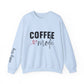 Ink and Charms Designs Sweatshirt S / Light Blue Coffee Mode Heavy Blend Crewneck Sweatshirt