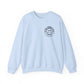 Ink and Charms Designs Sweatshirt S / Light Blue Crewneck Sweatshirt Overstimulated Moms Club Side Front and Back Design