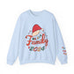 Ink and Charms Designs Sweatshirt S / Light Blue Family 2024 Unisex Sweatshirt with Personalized Family Names Sleeve Design
