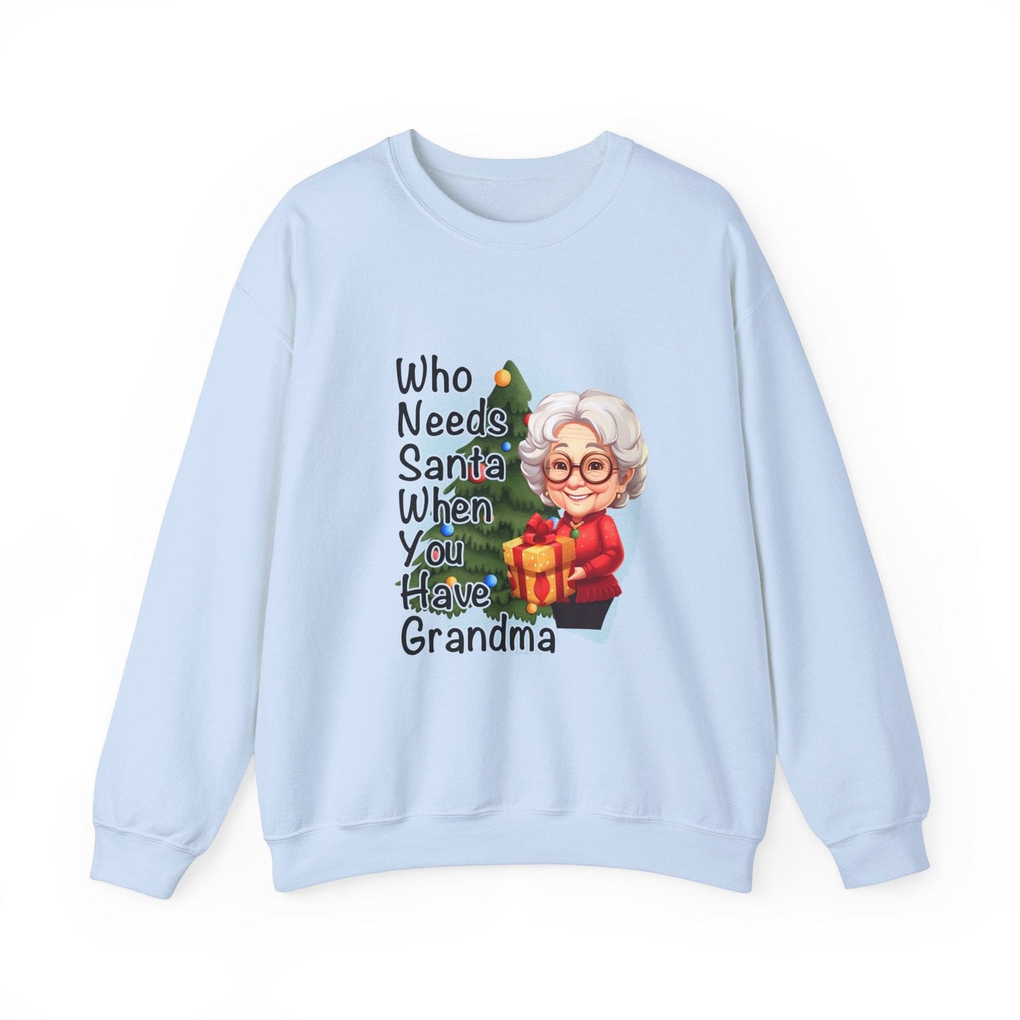Ink and Charms Designs Sweatshirt S / Light Blue Funny Grandma Unisex Sweatshirt