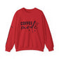 Ink and Charms Designs Sweatshirt S / Red Coffee Mode Heavy Blend Crewneck Sweatshirt