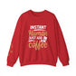 Ink and Charms Designs Sweatshirt S / Red Coffee Mode Heavy Blend Crewneck Sweatshirt