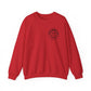 Ink and Charms Designs Sweatshirt S / Red Crewneck Sweatshirt Overstimulated Moms Club Side Front and Back Design