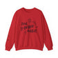 Ink and Charms Designs Sweatshirt S / Red Iced Coffee Addict Heavy Blend Crewneck Sweatshirt