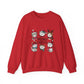 Ink and Charms Designs Sweatshirt S / Red Meowy Christmas Sweatshirt