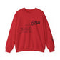 Printify Sweatshirt S / Red Revolutionary Blend Sweatshirt - I'm Syrian, proud and honored, born on the land of paradise