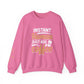 Ink and Charms Designs Sweatshirt S / Safety Pink Coffee Mode Heavy Blend Crewneck Sweatshirt