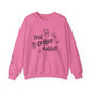 Ink and Charms Designs Sweatshirt S / Safety Pink Iced Coffee Addict Heavy Blend Crewneck Sweatshirt