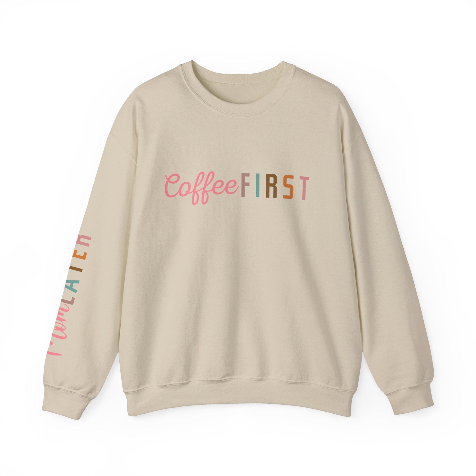 Ink and Charms Designs Sweatshirt S / Sand Coffee Mode Heavy Blend Crewneck Sweatshirt