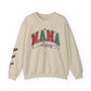 Ink and Charms Designs Sweatshirt S / Sand Crewneck Sweatshirt Mama Clause Design with Kids' Names