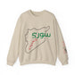 Printify Sweatshirt S / Sand Revolutionary Blend Sweatshirt -  I'm Syrian, proud and honored, born on the land of paradise