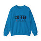 Ink and Charms Designs Sweatshirt S / Sapphire Coffee Mode Heavy Blend Crewneck Sweatshirt