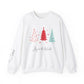 Ink and Charms Designs Sweatshirt S / White Christmas Joy Unisex Sweatshirt with Sleeve Print