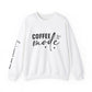 Ink and Charms Designs Sweatshirt S / White Coffee Mode Heavy Blend Crewneck Sweatshirt