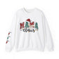 Ink and Charms Designs Sweatshirt S / White Crewneck Sweatshirt Mama Clause Design with Kids' Names