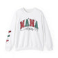 Ink and Charms Designs Sweatshirt S / White Crewneck Sweatshirt Mama Clause Design with Kids' Names