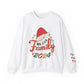 Ink and Charms Designs Sweatshirt S / White Family 2024 Unisex Sweatshirt with Personalized Family Names Sleeve Design