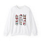 Ink and Charms Designs Sweatshirt S / White Meowy Christmas Sweatshirt
