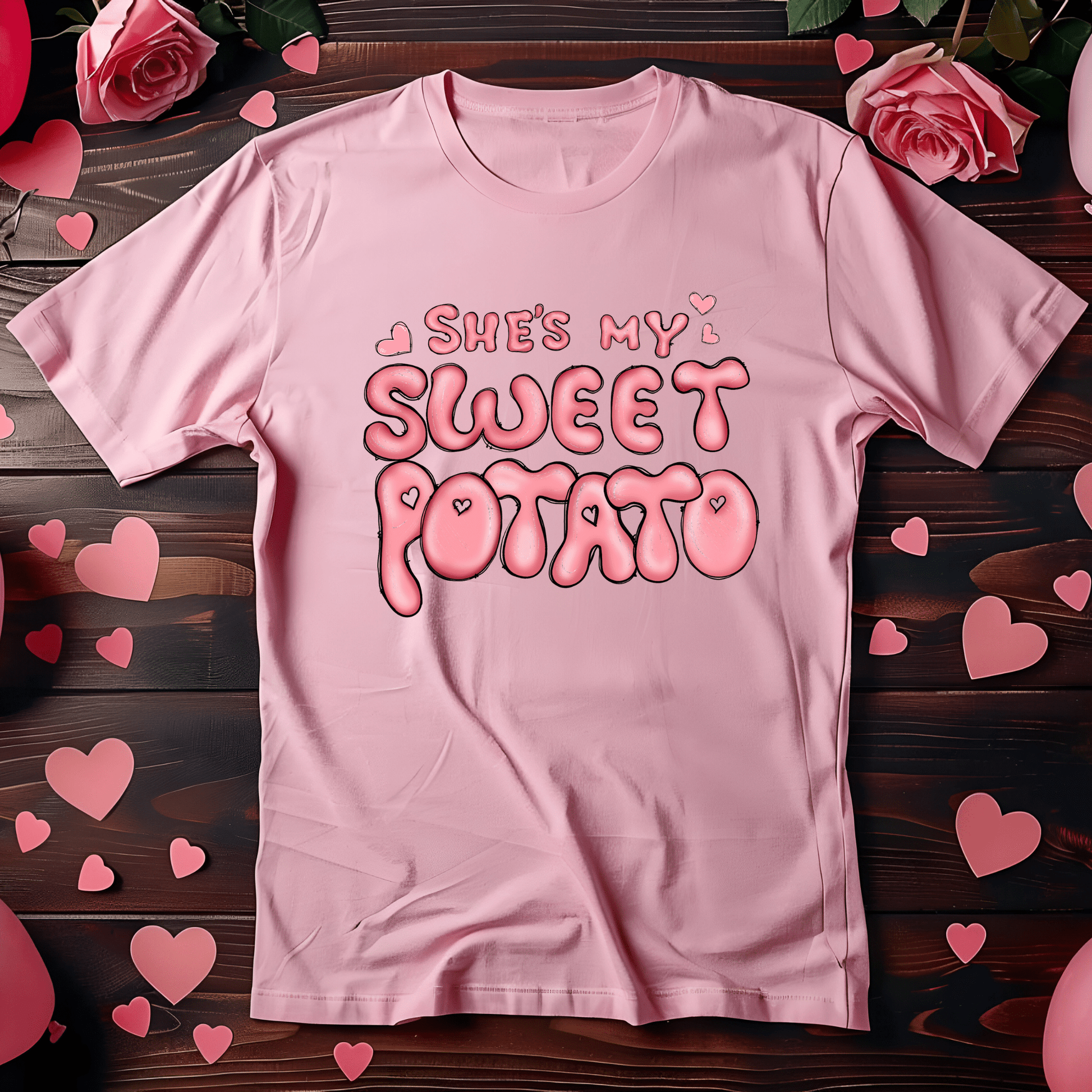 Ink and Charms Designs Sweatshirt 💖✨ "She's My Sweet Potato" , T-shirt, Sweatshirt & Hoodie