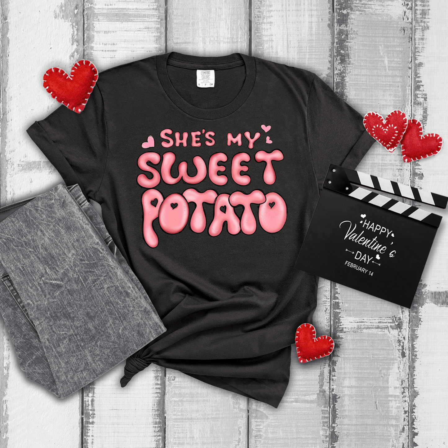 Ink and Charms Designs Sweatshirt 💖✨ "She's My Sweet Potato" , T-shirt, Sweatshirt & Hoodie