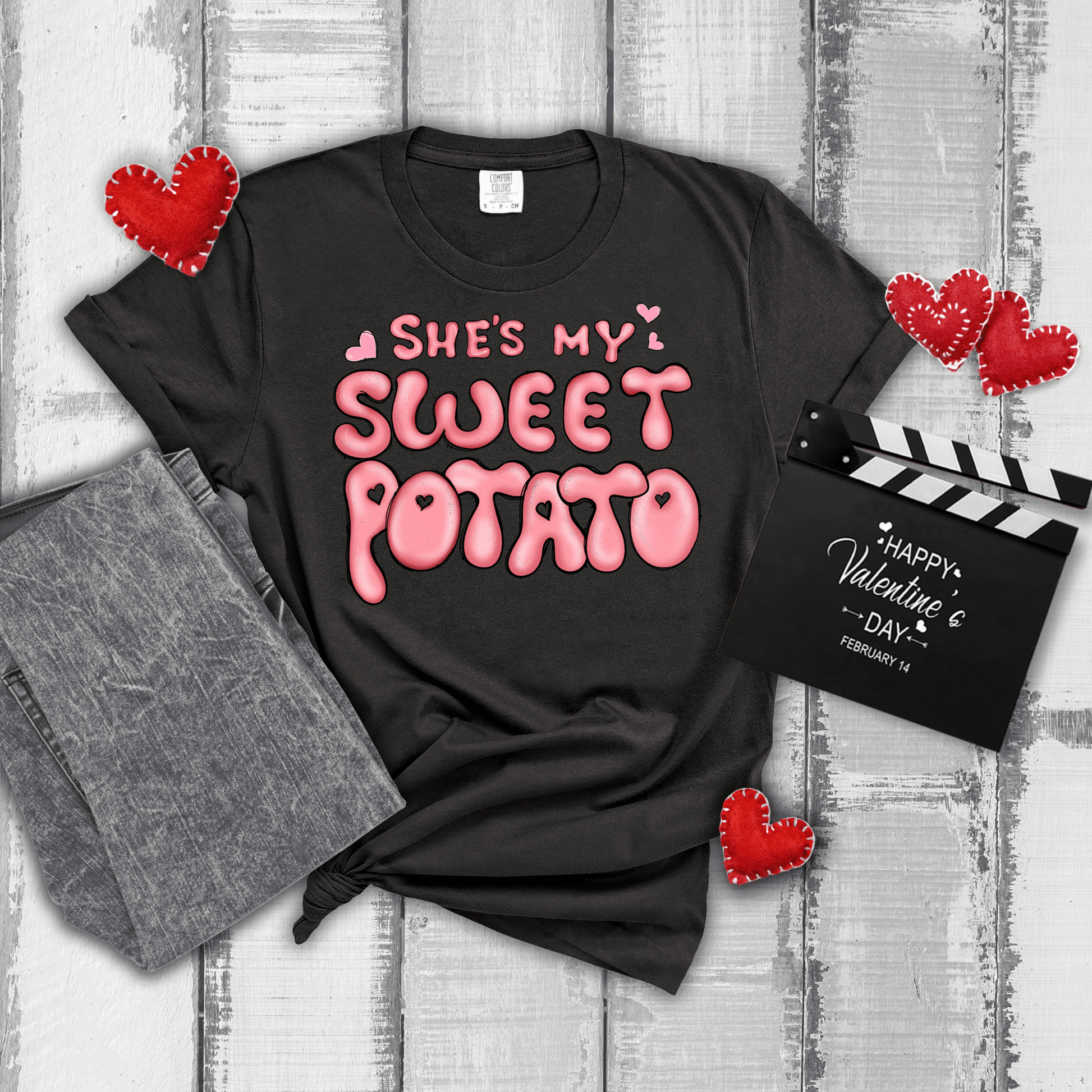 Ink and Charms Designs Sweatshirt 💖✨ "She's My Sweet Potato" , T-shirt, Sweatshirt & Hoodie
