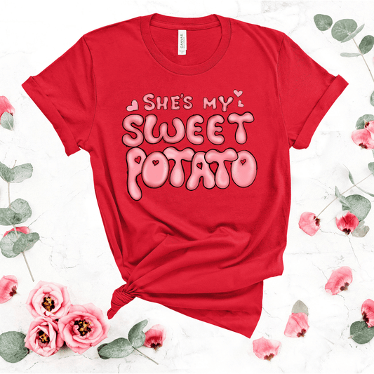 Ink and Charms Designs Sweatshirt 💖✨ "She's My Sweet Potato" , T-shirt, Sweatshirt & Hoodie