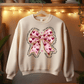 Ink and Charms Designs Sweatshirt Sweatshirt / Black / S Glitter Bows and Hearts Valentine’s Day Sweatshirt