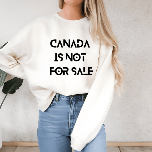 Ink and Charms Designs Sweatshirt Sweatshirt / Light Pink / S Canada Is Not for Sale Apparel Collection