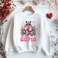 Ink and Charms Designs Sweatshirt Sweatshirt / Pink / S 🦝💔 Chill in Style This Valentine’s Day with a Fun Twist! 💔🦝- T-shirt, Sweatshirt & Hoodie