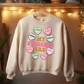 Ink and Charms Designs Sweatshirt Sweatshirt / Pink / S Teacher's Valentine's day Design