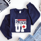 Ink and Charms Designs Sweatshirt Sweatshirt / White / S "ELBOWS UP" Apparel Collection: Wear Your Canadian Pride with Strength!